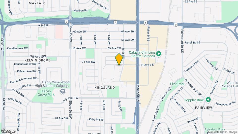 790 Kingsmere Cres SW Map and Location Details