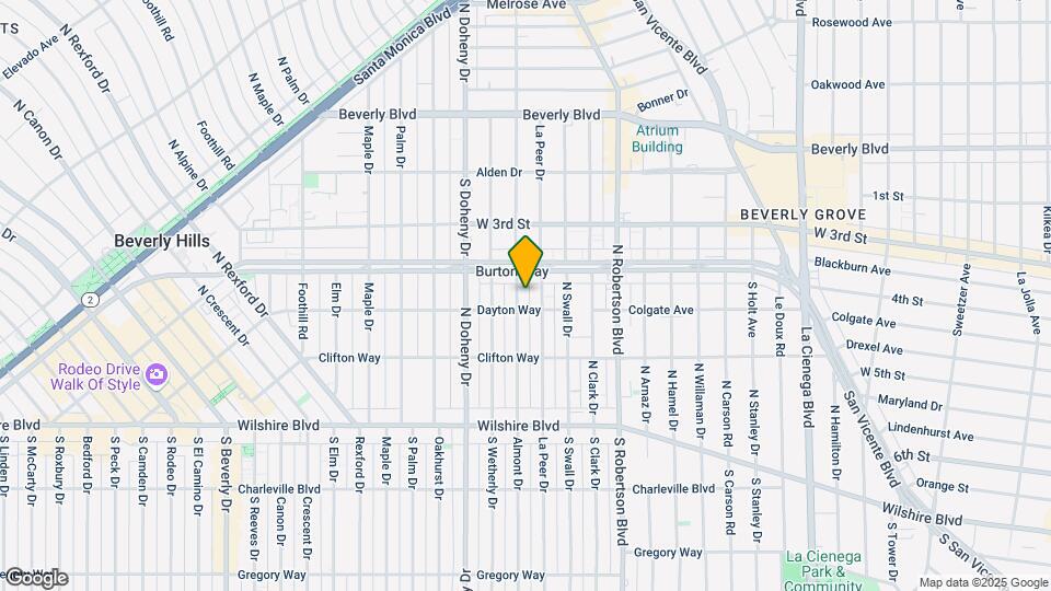 314 N Almont Dr Map and Location Details
