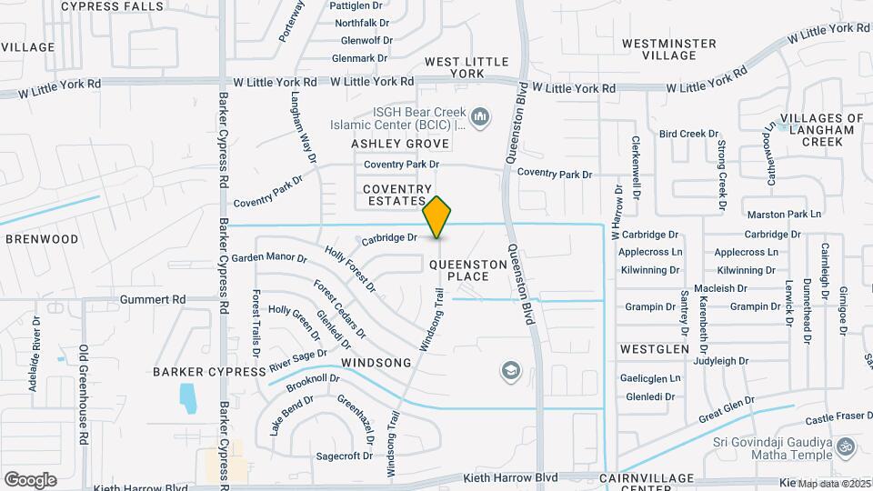 5815 Windsong Trail Map and Location Details