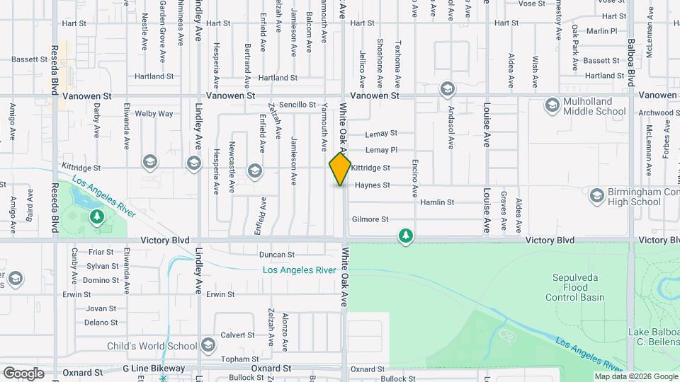 6517 White Oak Ave Mapa y Detalles de la Ubicación