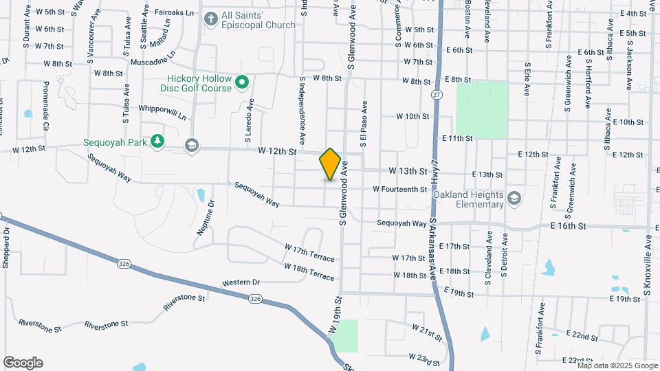 1319 S Houston Ave Map and Location Details
