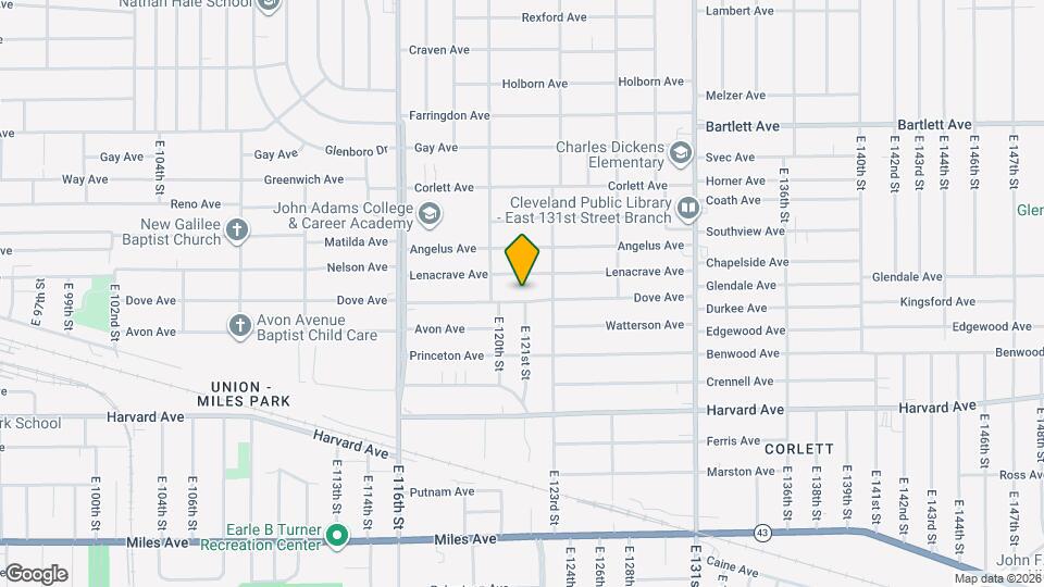 12033 Dove Ave Map and Location Details