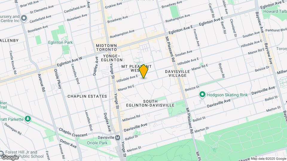 88 Manor Rd E Map and Location Details