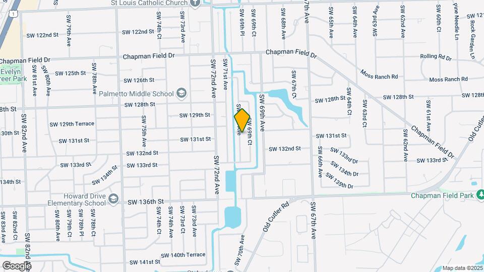 13041 SW 70th Ave Map and Location Details