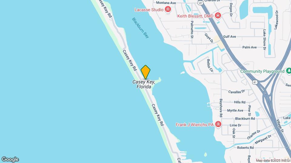 1906 Casey Key Rd Mapa y Detalles de la Ubicación