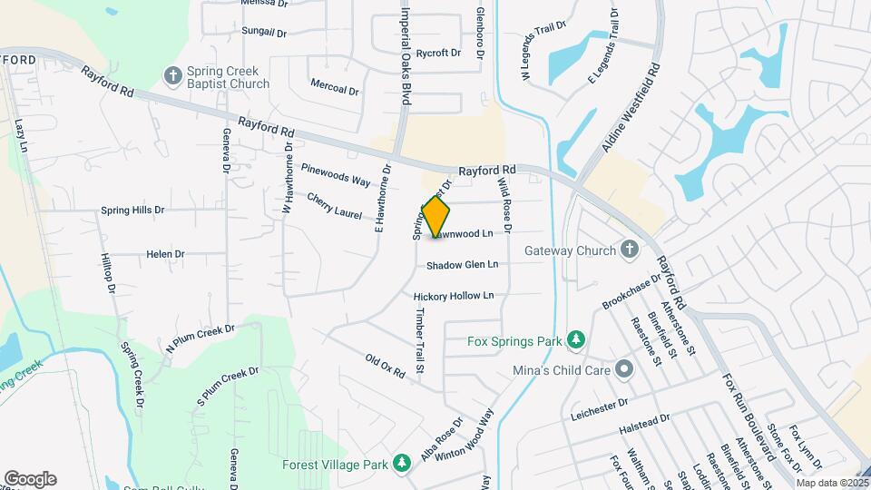 2310 Fawnwood Ln Map and Location Details