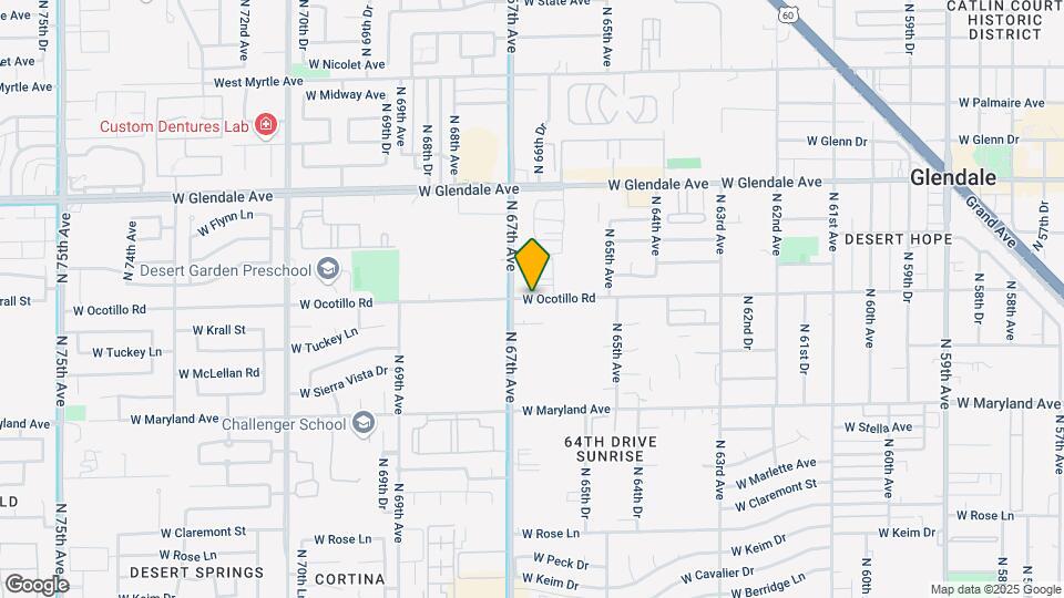 6657 W Ocotillo Rd Map and Location Details