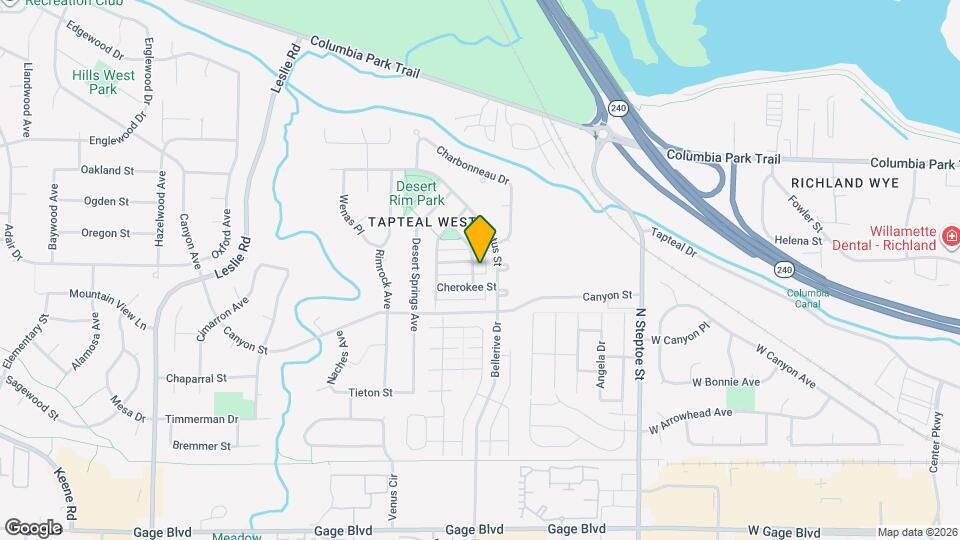 1586 Meriwether Ave Map and Location Details