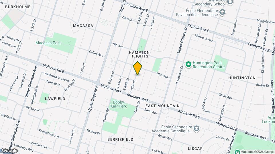 283 E 45th St, Unit Basement Map and Location Details