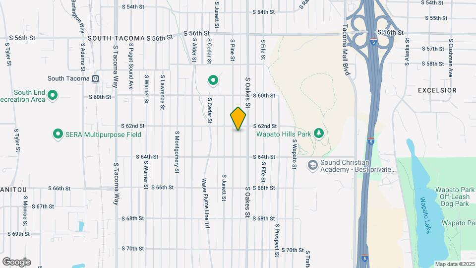 6209 S Pine St Map and Location Details