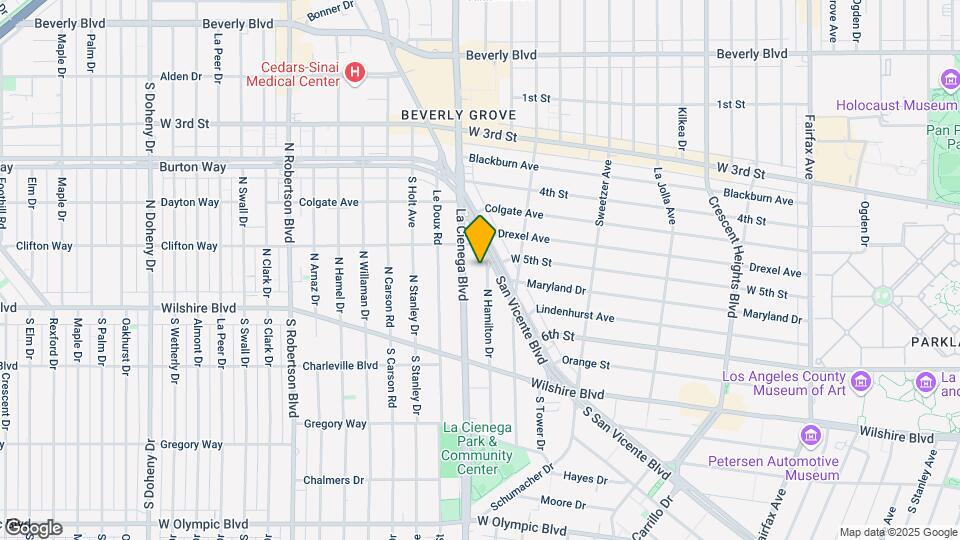 153 N Hamilton Dr Mapa y Detalles de la Ubicación