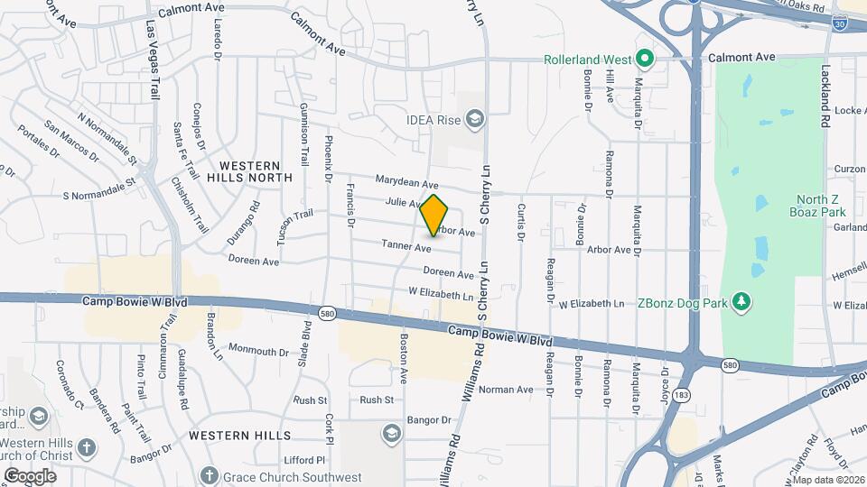 8020-8022 Tanner Ave Map and Location Details