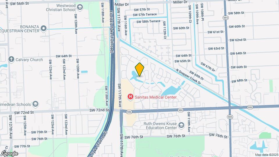 6646 SW 115th Ct Map and Location Details