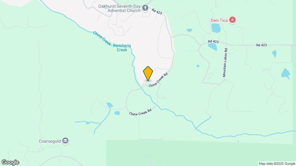 37912 China Creek Rd Map and Location Details