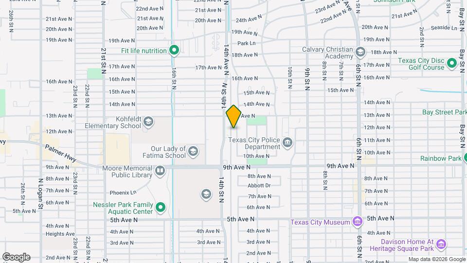 1109 13th St N Map and Location Details