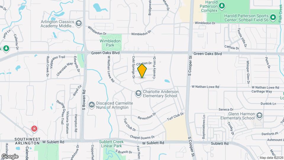 2117 Cold Springs Dr Map and Location Details