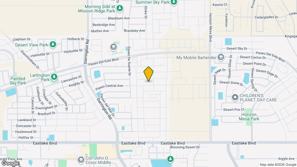 13841 Paseo Central Ave Map and Location Details