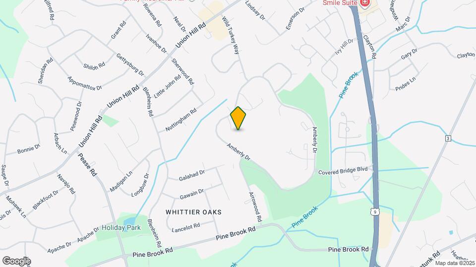 111 Amberly Dr Map and Location Details