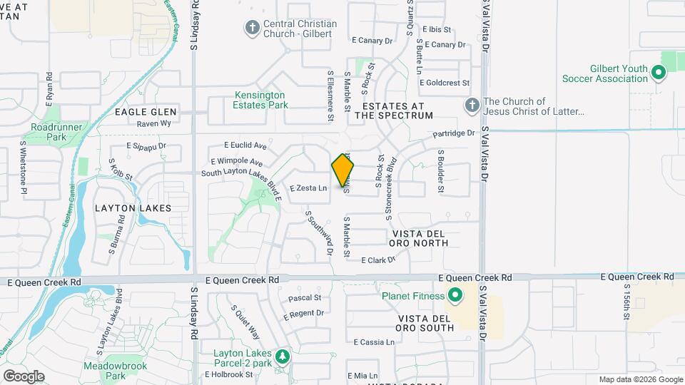 4564 S Marble St Map and Location Details