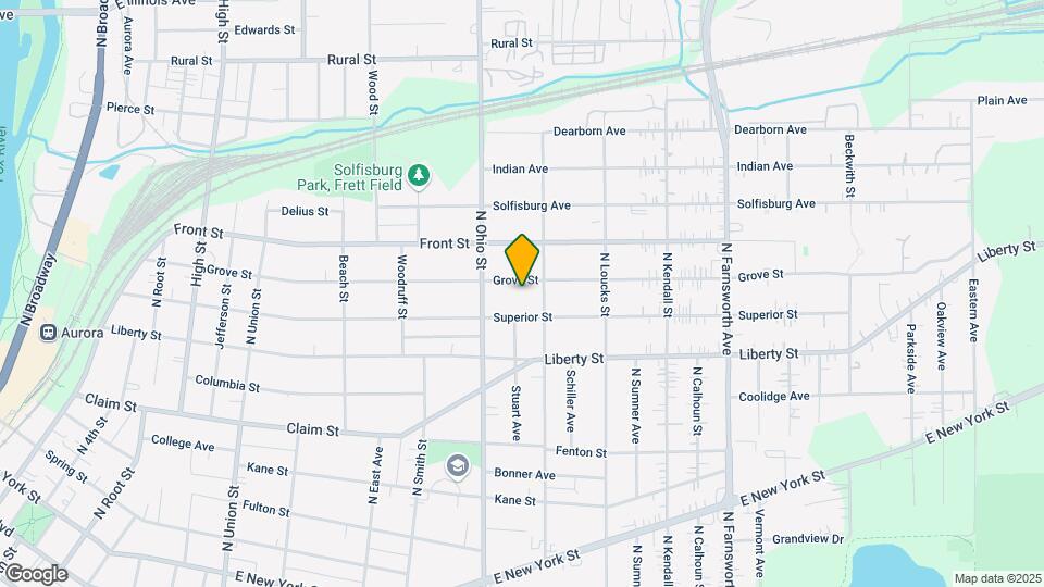 1031 Grove St Map and Location Details