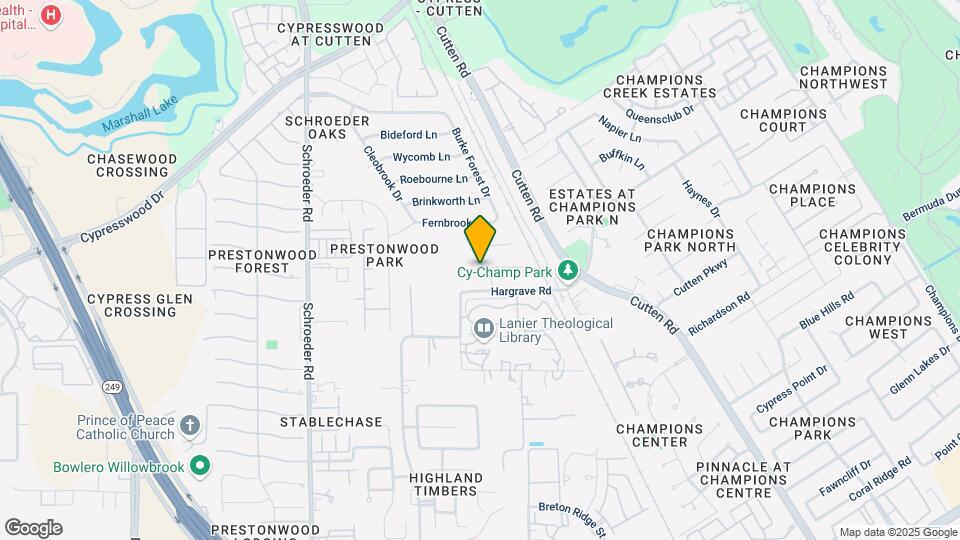 13915 Charlynn Oaks Dr Map and Location Details