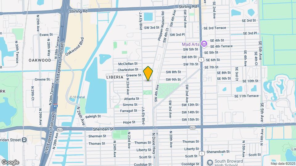 711 SW 9th St Map and Location Details
