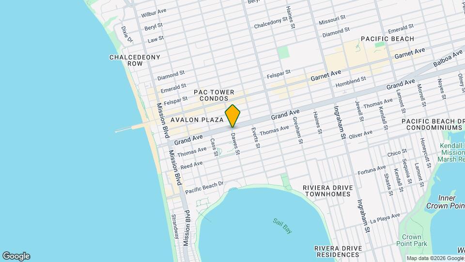 4327 Dawes St Map and Location Details