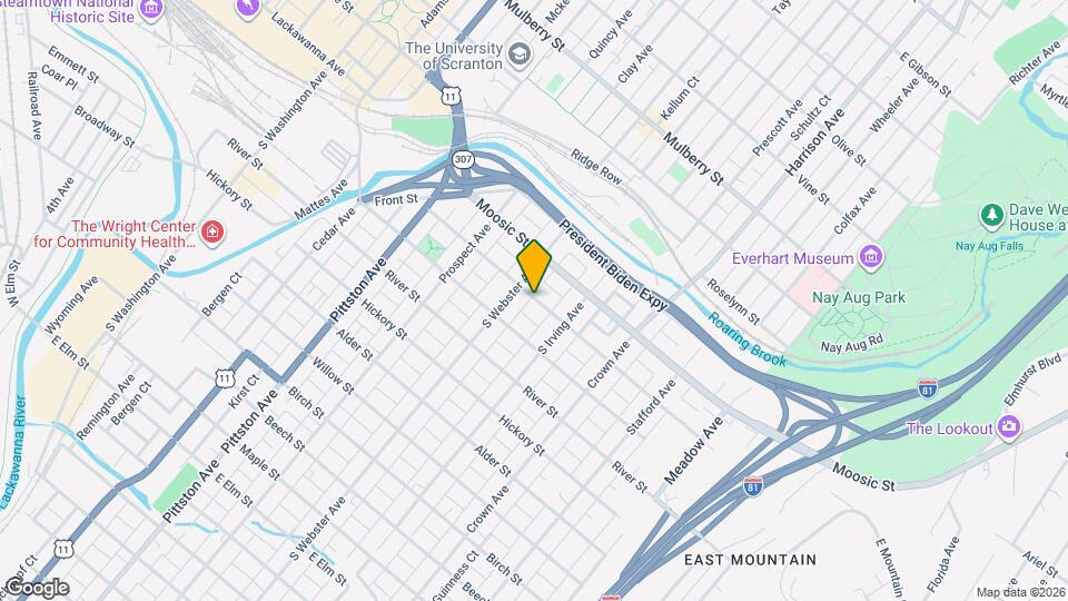 719 Hemlock St Map and Location Details