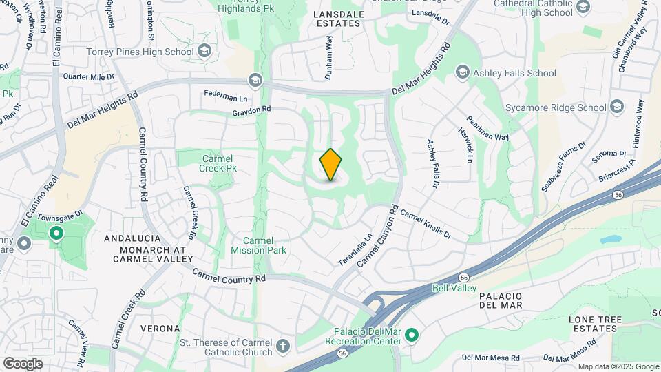 4575 Sunset Bluffs Way Map and Location Details
