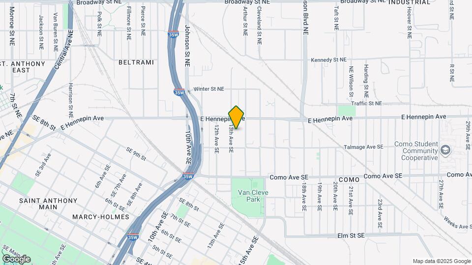 1090 13th Ave SE Map and Location Details