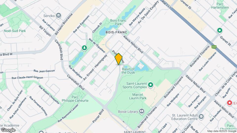 2600 Des Harfangs Rue Map and Location Details