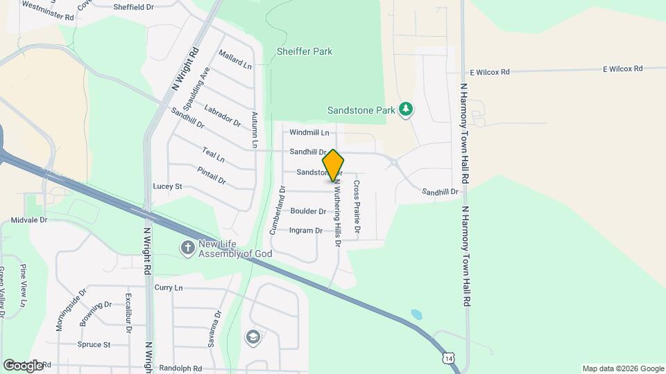 2701-2703 N Wuthering Hills Dr Map and Location Details