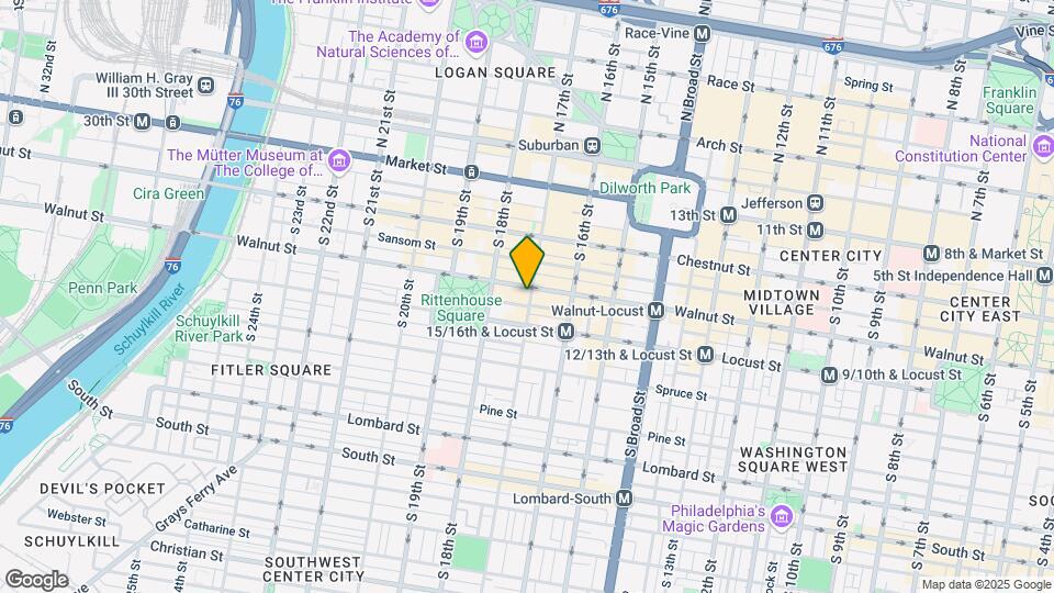 202 S 17th St Map and Location Details