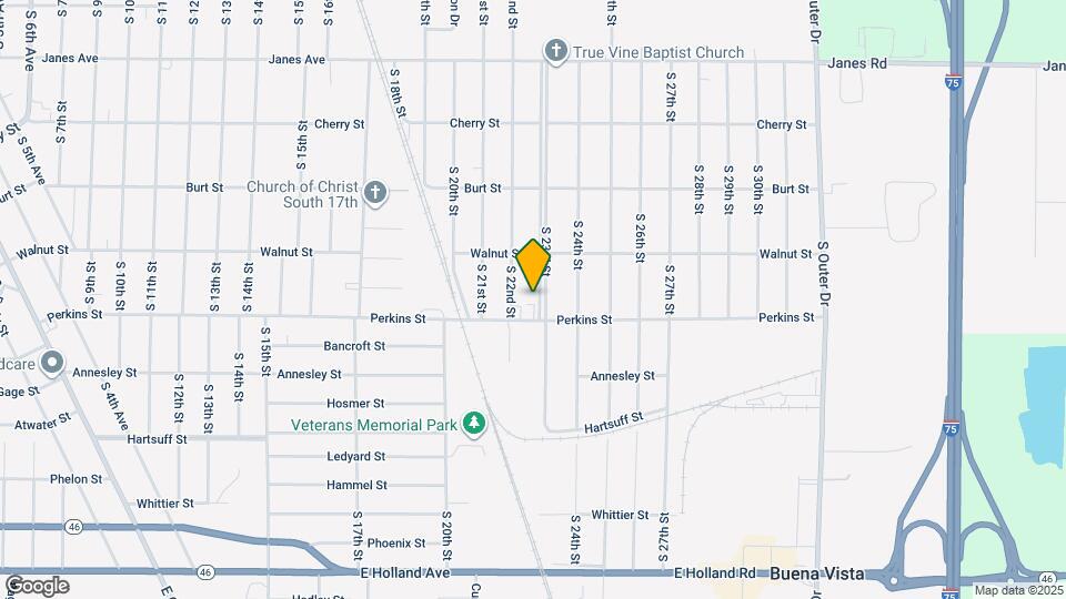 645 S 23rd St Map and Location Details