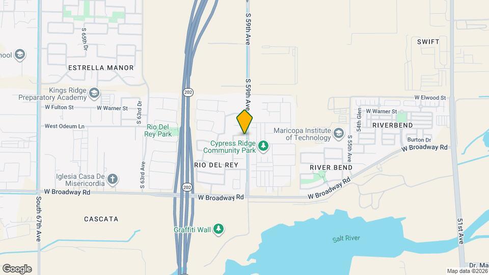 5905 West Odeum Ln Map and Location Details