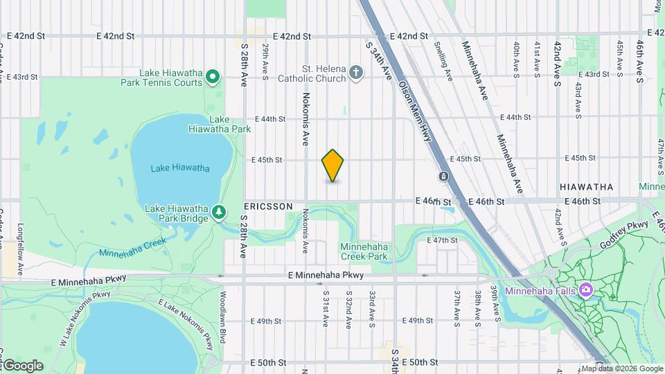 4537 S 31st Ave Map and Location Details