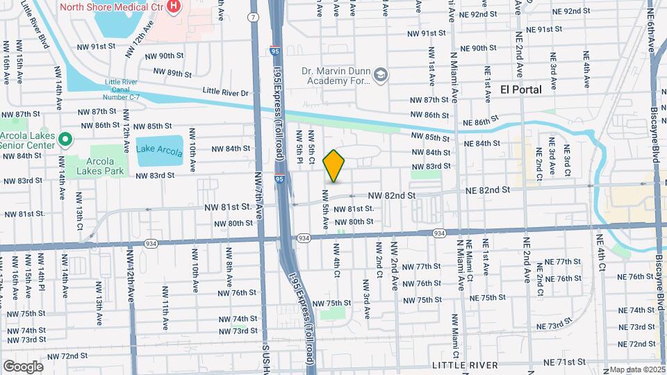 460 NW 82nd Terrace Map and Location Details