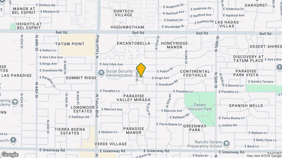 16236 N 51st St Map and Location Details