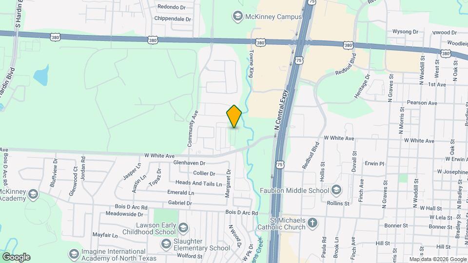 1332 Creekbank Dr Map and Location Details