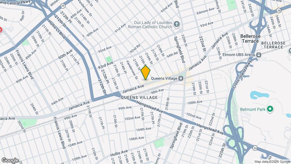 214-85 Jamaica Ave Map and Location Details