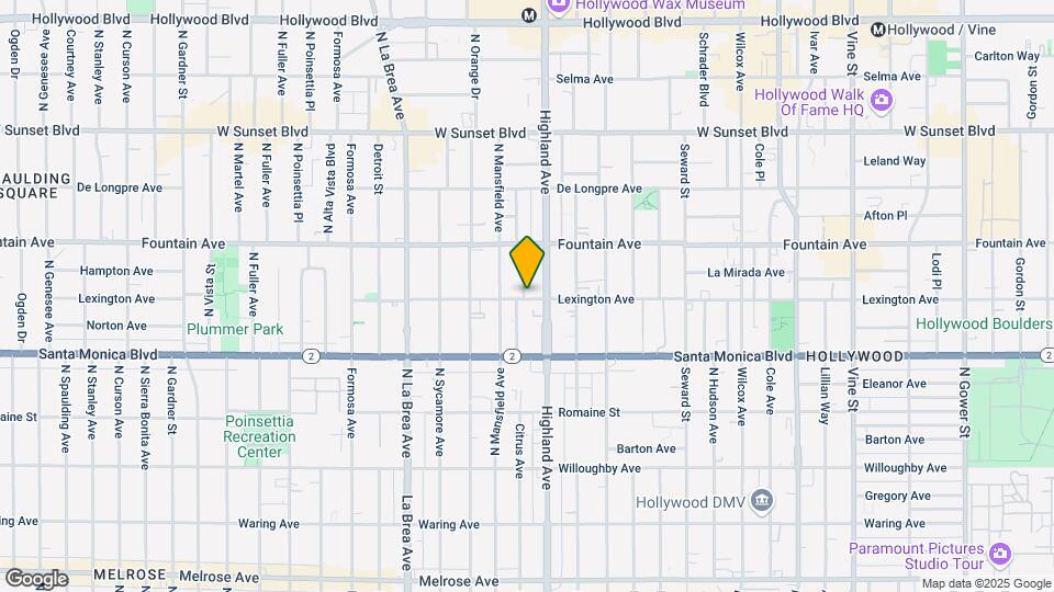 6817 Lexington Ave Map and Location Details