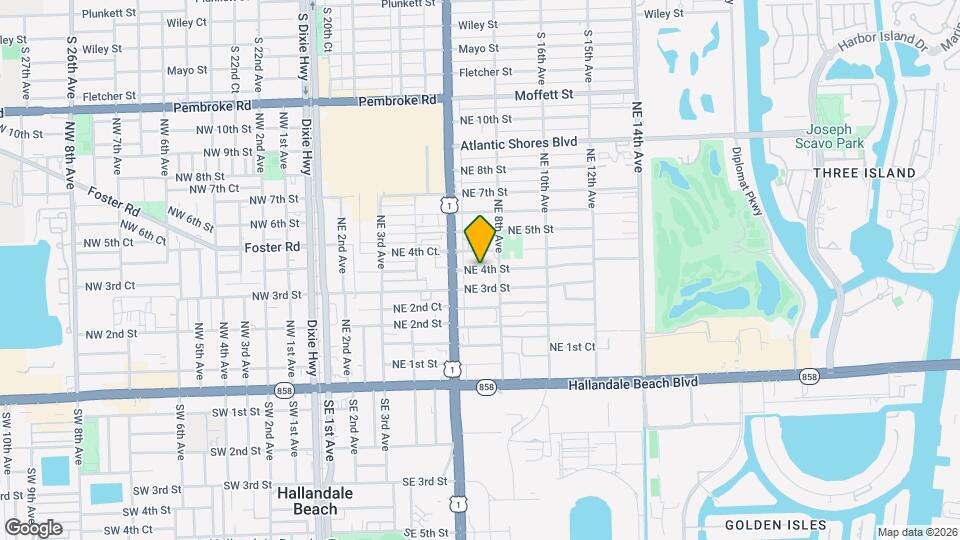 709 NE 4th St Mapa y Detalles de la Ubicación
