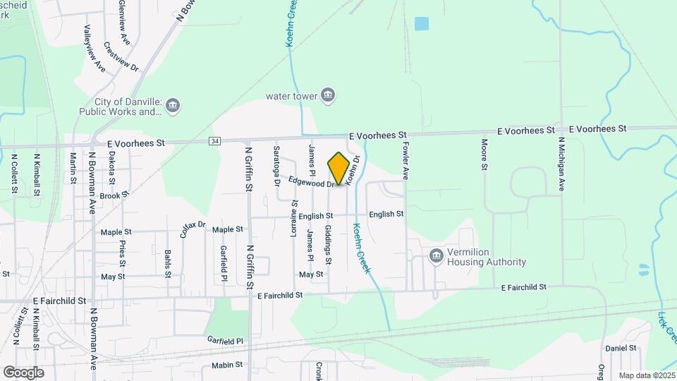1504 Edgewood Dr Map and Location Details