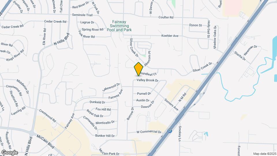 4509 Valley Brook Dr Map and Location Details