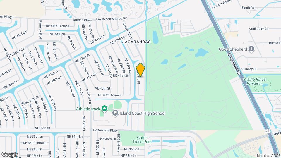 4023 NE 23rd Pl Map and Location Details