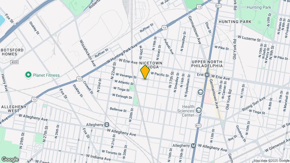 1912 W Venango St Map and Location Details