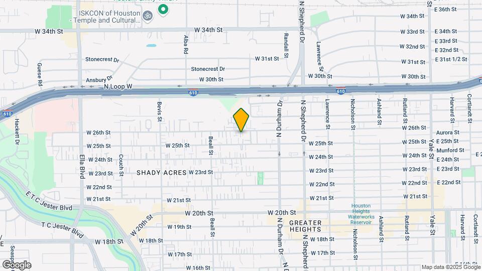 916 W 26th St Map and Location Details