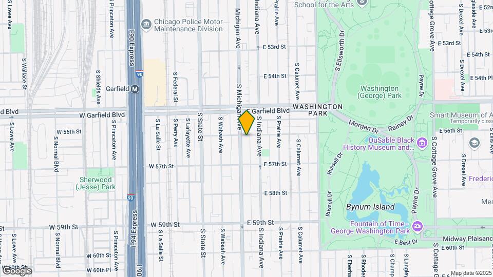 5609 S Michigan Ave Mapa y Detalles de la Ubicación