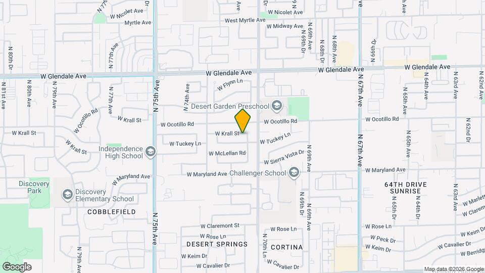 7119 W Krall St Map and Location Details