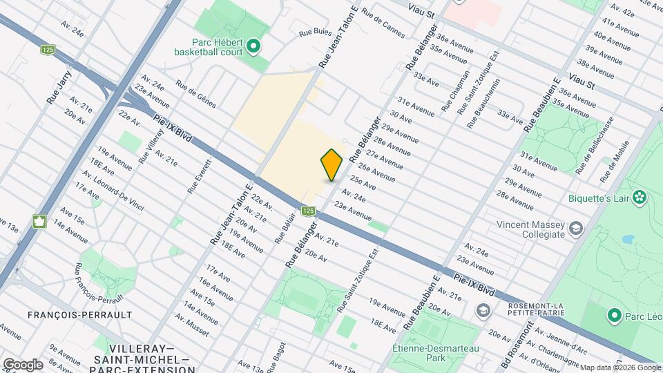 4245 Bélanger Rue Map and Location Details